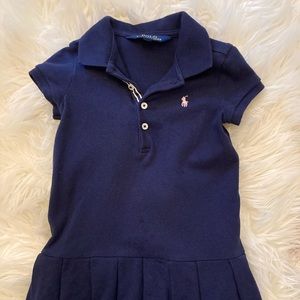 Toddler Navy Polo Dress